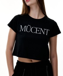A'GEM/9 × .kom 『MUCENT/ムセント』 LETTERING TEE/レタリング半袖Tシャツ