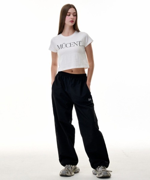 MUCENT（ムセント）の「A'GEM/9 × .kom 『MUCENT/ムセント』 LETTERING TEE/レタリング半袖Tシャツ（Tシャツ/カットソー・レディース・ホワイト/ブラック・FREE）」の12枚目の写真