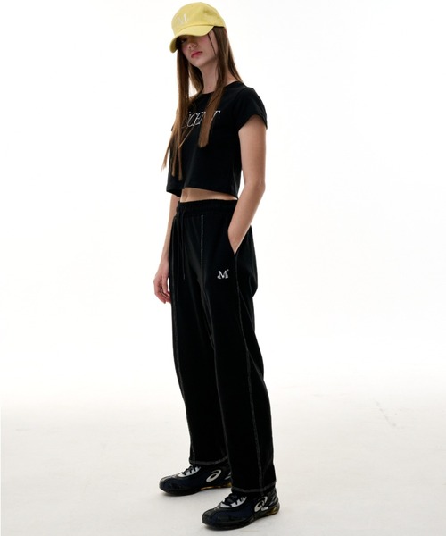 MUCENT（ムセント）の「A'GEM/9 × .kom 『MUCENT/ムセント』 LETTERING TEE/レタリング半袖Tシャツ（Tシャツ/カットソー・レディース・ホワイト/ブラック・FREE）」の20枚目の写真