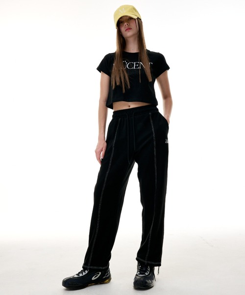 MUCENT（ムセント）の「A'GEM/9 × .kom 『MUCENT/ムセント』 LETTERING TEE/レタリング半袖Tシャツ（Tシャツ/カットソー・レディース・ホワイト/ブラック・FREE）」の19枚目の写真