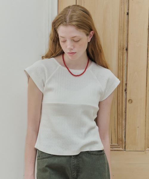 GIUNON(ジウノン)の「clear red beads necklace / クリアレッドビーズネックレス(ネックレス・レディース・レッド・FREE)」の13枚目の写真