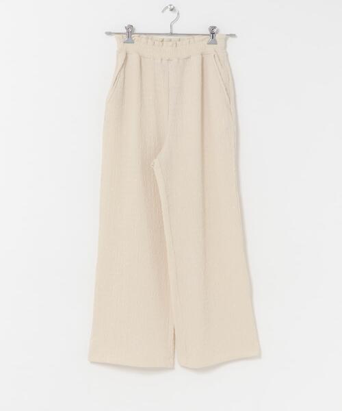 ITEMS URBANRESEARCH（アイテムズ アーバンリサーチ）の「『UVカット/接触冷感』カットヨウリュウイージーパンツ(楽着シリーズ)（その他パンツ・レディース・グリーン/ブラウン/オフホワイト・FREE）」の9枚目の写真