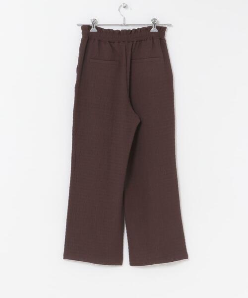 ITEMS URBANRESEARCH（アイテムズ アーバンリサーチ）の「『UVカット/接触冷感』カットヨウリュウイージーパンツ(楽着シリーズ)（その他パンツ・レディース・グリーン/ブラウン/オフホワイト・FREE）」の18枚目の写真