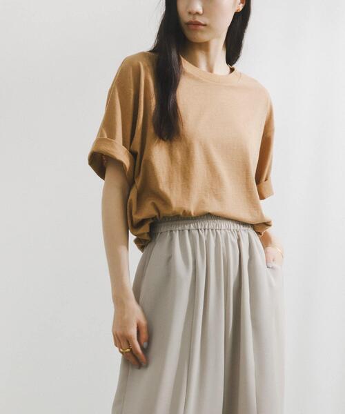 URBAN RESEARCH DOORS(アーバンリサーチドアーズ)の「Printed Loose T-shirts(Tシャツ/カットソー・レディース・ブラウン系その他/ナチュラル・FREE)」の7枚目の写真
