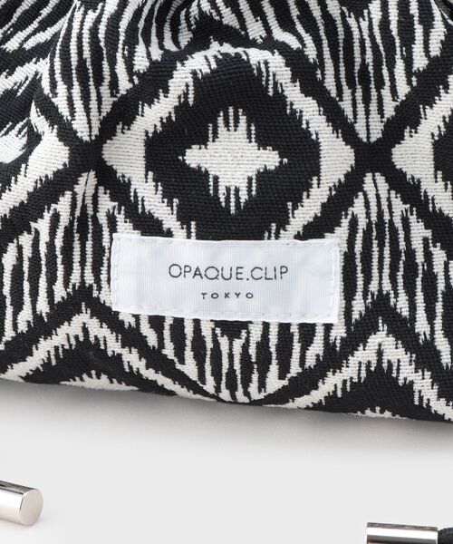 OPAQUE.CLIP(オペークドットクリップ)の「巾着付きメルカドワイドトート(トートバッグ・レディース・ブラック/アイボリー・00)」の18枚目の写真