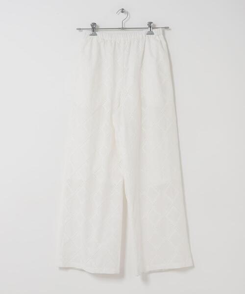 ITEMS URBANRESEARCH（アイテムズ アーバンリサーチ）の「コットンレースパンツ（その他パンツ・レディース・ホワイト/ブラック・FREE）」の7枚目の写真