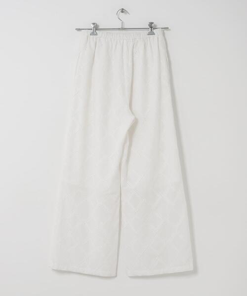 ITEMS URBANRESEARCH（アイテムズ アーバンリサーチ）の「コットンレースパンツ（その他パンツ・レディース・ホワイト/ブラック・FREE）」の10枚目の写真