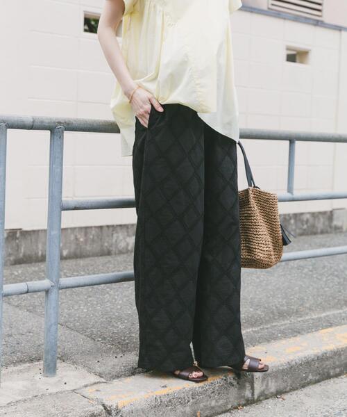 ITEMS URBANRESEARCH（アイテムズ アーバンリサーチ）の「コットンレースパンツ（その他パンツ・レディース・ホワイト/ブラック・FREE）」の14枚目の写真