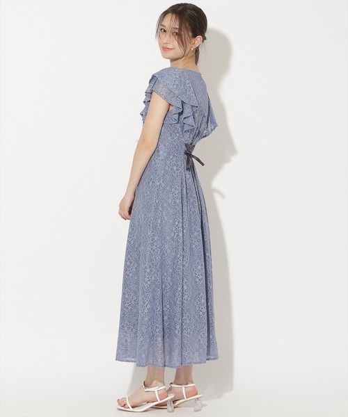 WILLSELECTION(ウィルセレクション)の「フリルスリーブフレアワンピース(ワンピース・レディース・ブルー系その他/ホワイト系その他/ブラック系その他/ブルー/オフホワイト・FREE)」の16枚目の写真