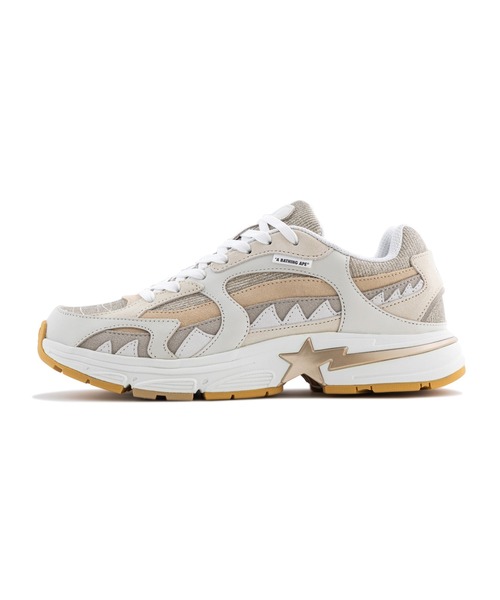 A BATHING APE(アベイシングエイプ)の「BAPE SHARK STA #1(スニーカー・メンズ・ゴールド/シルバー・12/10/9/11/8/7/8.5/9.5)」の4枚目の写真