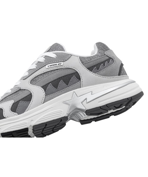 A BATHING APE(アベイシングエイプ)の「BAPE SHARK STA #1(スニーカー・メンズ・ゴールド/シルバー・12/10/9/11/8/7/8.5/9.5)」の9枚目の写真