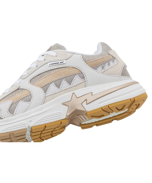 A BATHING APE(アベイシングエイプ)の「BAPE SHARK STA #1(スニーカー・メンズ・ゴールド/シルバー・12/10/9/11/8/7/8.5/9.5)」の10枚目の写真