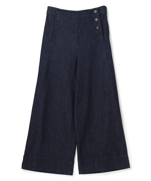 UNFILO(アンフィーロ)の「【野呂佳代さん着用】UNFILO DENIM light マリンパンツ(デニムパンツ・レディース・ベージュ系/サックスブルー系/ネイビー系・SMALL/X-SMALL/LARGE/MEDIUM)」の15枚目の写真