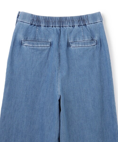 UNFILO(アンフィーロ)の「【野呂佳代さん着用】UNFILO DENIM light マリンパンツ(デニムパンツ・レディース・ベージュ系/サックスブルー系/ネイビー系・SMALL/X-SMALL/LARGE/MEDIUM)」の19枚目の写真