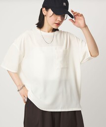 【WEB限定】＜at ease＞ジョーゼット カットソー 吸水速乾