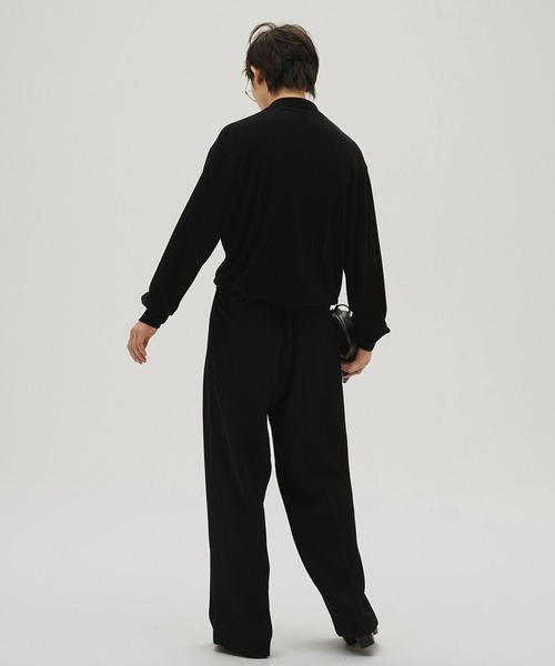 TODAYFUL（トゥデイフル）の「[TODAYFUL/トゥデイフル]Tuck Wide Trousers（スラックス・レディース・ダークブラウン/ブラック・38/36）」の8枚目の写真
