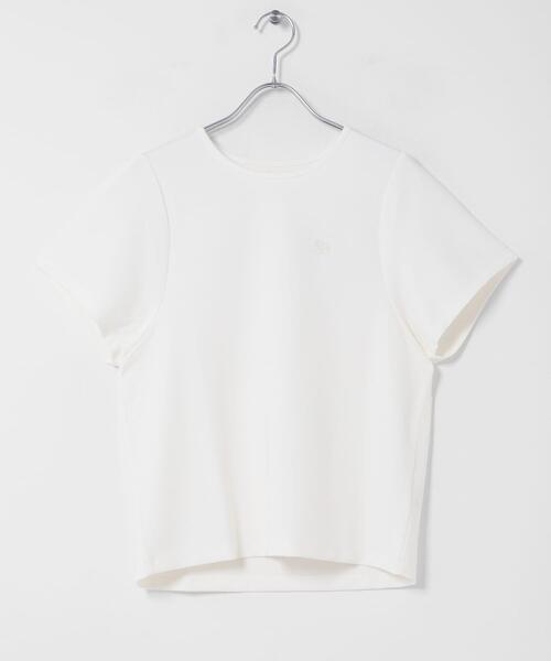 SENSE OF PLACE by URBAN RESEARCH（センスオブプレイスバイアーバンリサーチ）の「汗ジミ防止コクーンスリーブクルーネックTシャツ（Tシャツ/カットソー・レディース・オフホワイト/ブラック/ベージュ・ONE）」の8枚目の写真