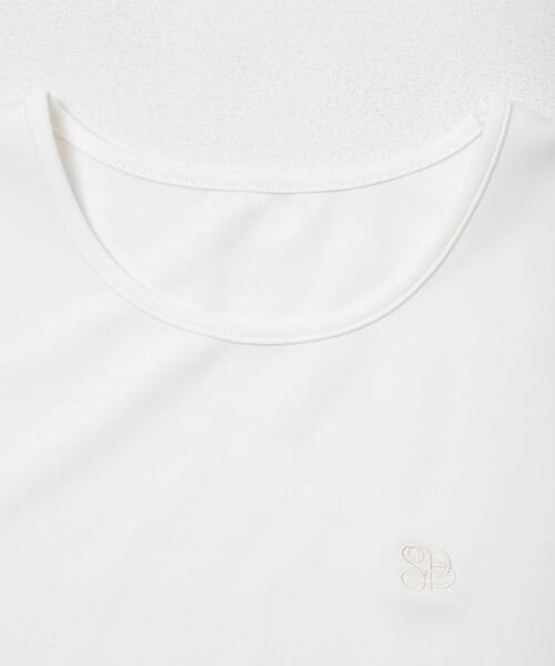 SENSE OF PLACE by URBAN RESEARCH（センスオブプレイスバイアーバンリサーチ）の「汗ジミ防止コクーンスリーブクルーネックTシャツ（Tシャツ/カットソー・レディース・オフホワイト/ブラック/ベージュ・ONE）」の9枚目の写真