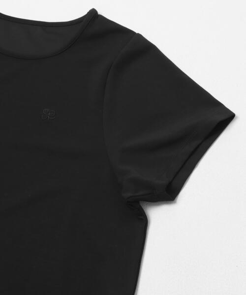 SENSE OF PLACE by URBAN RESEARCH（センスオブプレイスバイアーバンリサーチ）の「汗ジミ防止コクーンスリーブクルーネックTシャツ（Tシャツ/カットソー・レディース・オフホワイト/ブラック/ベージュ・ONE）」の16枚目の写真