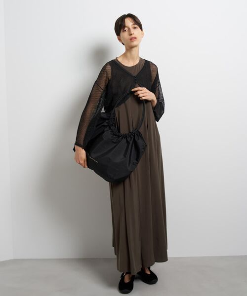 LANVIN en Bleu(ランバンオンブルー)の「ギャザートートバッグ(トートバッグ・レディース・ネイビー/カーキ/ブラック/ライトカーキ・FREE)」の9枚目の写真