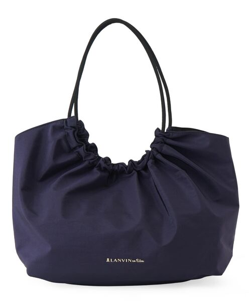 LANVIN en Bleu(ランバンオンブルー)の「ギャザートートバッグ(トートバッグ・レディース・ネイビー/カーキ/ブラック/ライトカーキ・FREE)」の10枚目の写真
