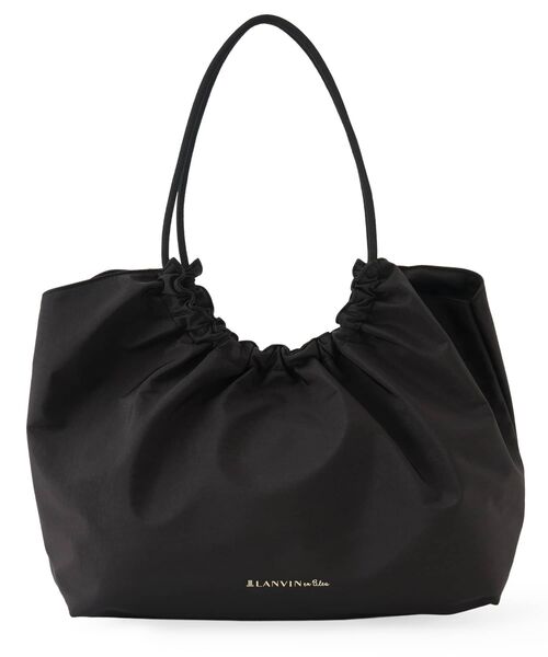 LANVIN en Bleu(ランバンオンブルー)の「ギャザートートバッグ(トートバッグ・レディース・ネイビー/カーキ/ブラック/ライトカーキ・FREE)」の13枚目の写真