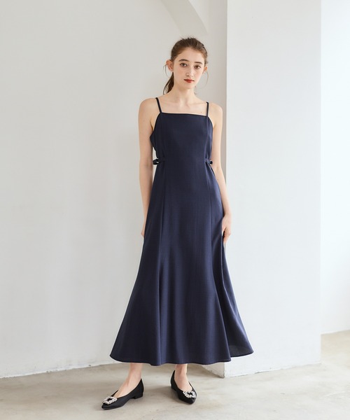 12Twelve Agenda(トゥエルブ アジェンダ)の「サイドベルトマーメイドキャミワンピース(ワンピース・レディース・ブラウン/グレイッシュベージュ/ネイビー・M)」の19枚目の写真