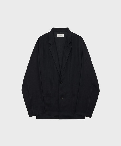 markaware(マーカウェア)の「【MARKAWARE/マーカウェア】SHIRT JACKET/(清涼・軽量)/ヘンプ細布 /シャツジャケット(テーラードジャケット・メンズ・ライトベージュ/ブラック・2/1)」の16枚目の写真