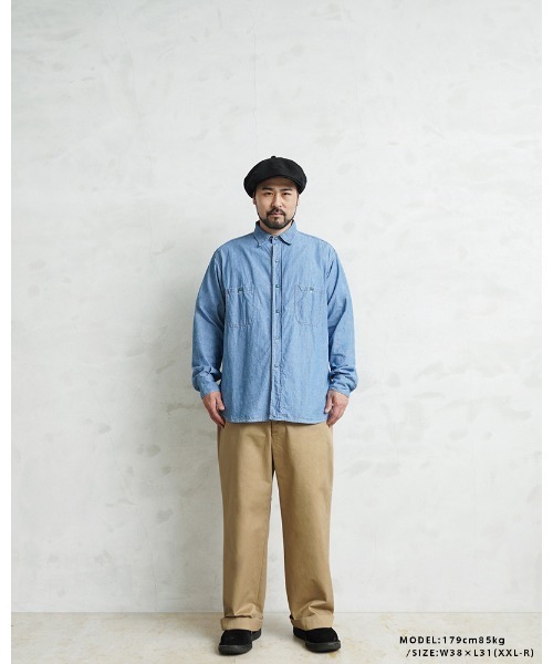 WAIPER.inc(ワイパーインク)の「WAIPER.inc WP1030B M-45 大戦チノ(チノパンツ・メンズ・ベージュ系その他・M-Short/M-Regular/L-Short/L-Regular/XL-Short/XL-Regular)」の18枚目の写真