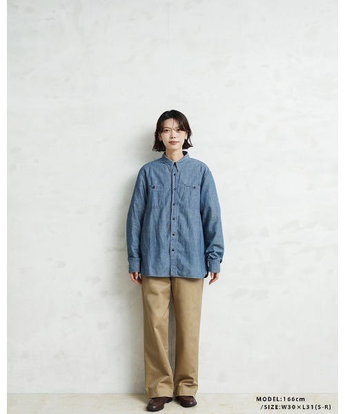 WAIPER.inc(ワイパーインク)の「WAIPER.inc WP1030B M-45 大戦チノ(チノパンツ・メンズ・ベージュ系その他・M-Short/M-Regular/L-Short/L-Regular/XL-Short/XL-Regular)」の4枚目の写真