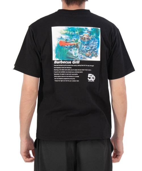 CAPTAIN STAG(キャプテンスタッグ)の「50th CAPTAIN STAG T-Shirt(BBQグリル)(Tシャツ/カットソー・メンズ・ブラック/ホワイト・X-LARGE/SMALL/LARGE/MEDIUM)」の5枚目の写真