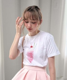 スウィーツプリントTシャツ/fint フィント