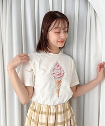 スウィーツプリントTシャツ/fint フィント