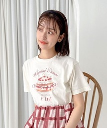スウィーツプリントTシャツ/fint フィント