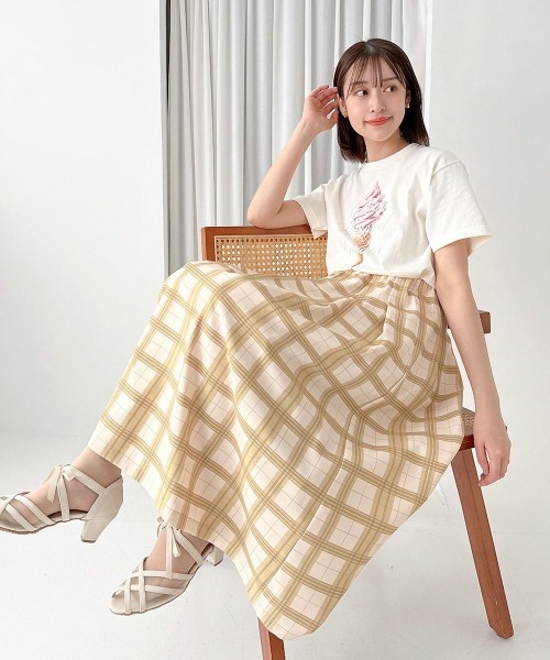 F i.n.t(フィント)の「スウィーツプリントTシャツ/fint フィント(Tシャツ/カットソー・レディース・アイボリー系2/アイボリー系1/ホワイト系3/ホワイト系2/ホワイト系1/アイボリー系3・FREE)」の10枚目の写真