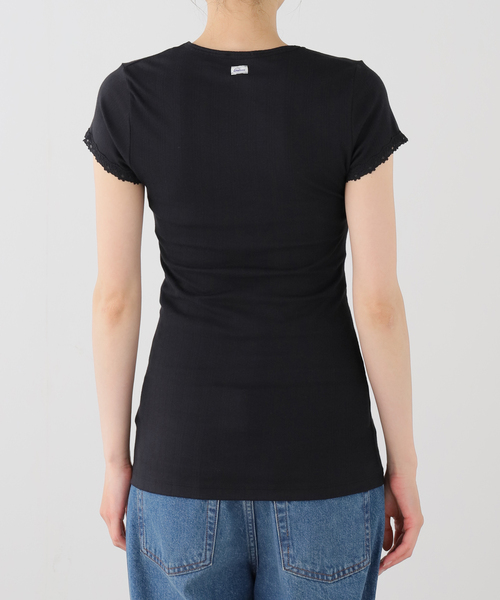 IENA LA BOUCLE(イエナラブークル)の「schiesser シーサー AGATHE shirt(Tシャツ/カットソー・レディース・ブラック/ホワイト・FREE)」の4枚目の写真
