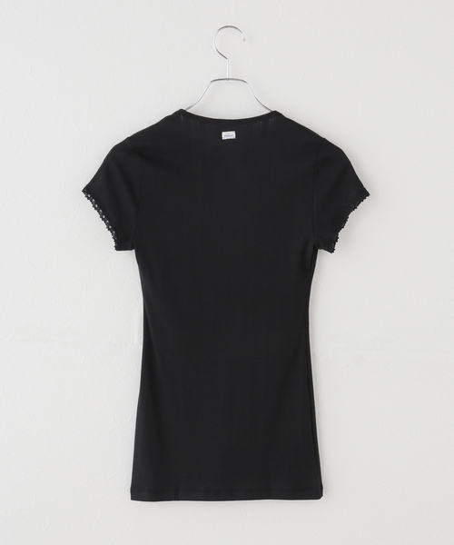 IENA LA BOUCLE(イエナラブークル)の「schiesser シーサー AGATHE shirt(Tシャツ/カットソー・レディース・ブラック/ホワイト・FREE)」の6枚目の写真