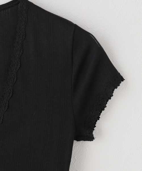 IENA LA BOUCLE(イエナラブークル)の「schiesser シーサー AGATHE shirt(Tシャツ/カットソー・レディース・ブラック/ホワイト・FREE)」の7枚目の写真