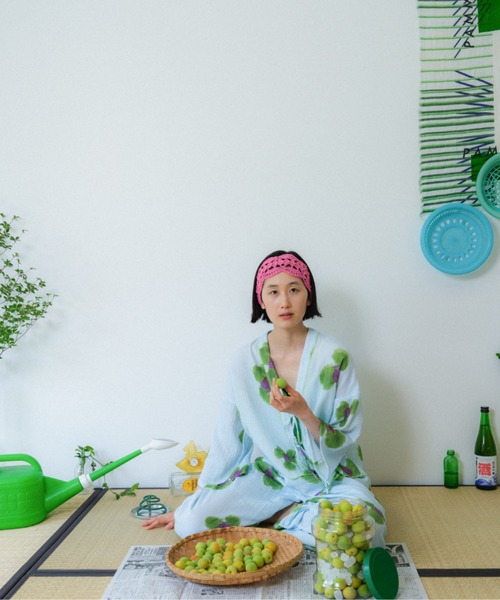 PAMM(パム)の「庭の花のもんぺパンツ(その他パンツ・レディース・ブルー系/グリーン系・2/1)」の18枚目の写真