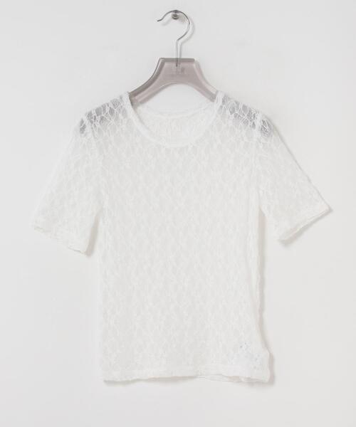 URBAN RESEARCH(アーバンリサーチ)の「ストレッチレースコンパクトTシャツ(Tシャツ/カットソー・レディース・ブラック・FREE)」の8枚目の写真