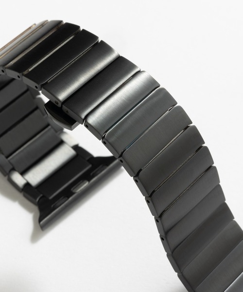 emonique(エモニーク)の「ステンレス製 アップルウォッチバンド Apple Watch バンド【38mm/40mm/41mm 対応】(デジタル腕時計・レディース・ピンクゴールド/ブラック/シルバー/シルバー系/ゴールド・38)」の9枚目の写真