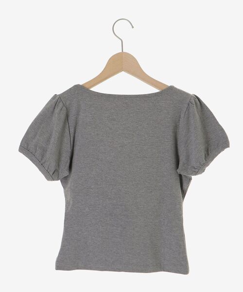 MAJESTIC LEGON(マジェスティックレゴン)の「ビッグリボンレイヤードトップス(Tシャツ/カットソー・レディース・ピンク/ブラック系その他/グレー/グレー系その他・MEDIUM)」の20枚目の写真