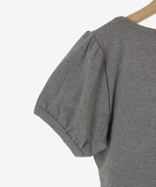 MAJESTIC LEGON(マジェスティックレゴン)の「ビッグリボンレイヤードトップス(Tシャツ/カットソー・レディース・ピンク/ブラック系その他/グレー/グレー系その他・MEDIUM)」の18枚目の写真