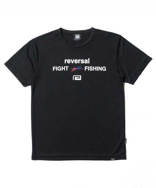 reversal.dogi.design.works(リバーサル・ドーギ・デザイン・ワークス)の「<reversal /リバーサル>FF DRY TEE ファイト フィッシィング ドライ Tシャツ(Tシャツ/カットソー・メンズ・ブラック/ホワイト・M/L/XL/2XL)」の1枚目の写真