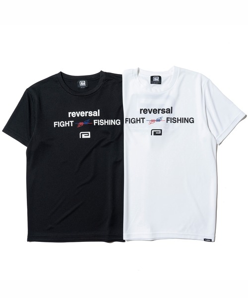 reversal.dogi.design.works(リバーサル・ドーギ・デザイン・ワークス)の「<reversal /リバーサル>FF DRY TEE ファイト フィッシィング ドライ Tシャツ(Tシャツ/カットソー・メンズ・ブラック/ホワイト・M/L/XL/2XL)」の8枚目の写真