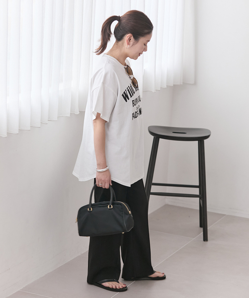 JOURNAL STANDARD(ジャーナルスタンダード)の「《追加4》ラウンドヘムピグメントT(Tシャツ/カットソー・レディース・サックスブルー/チョコ/ベージュ/ホワイト系その他・FREE)」の17枚目の写真