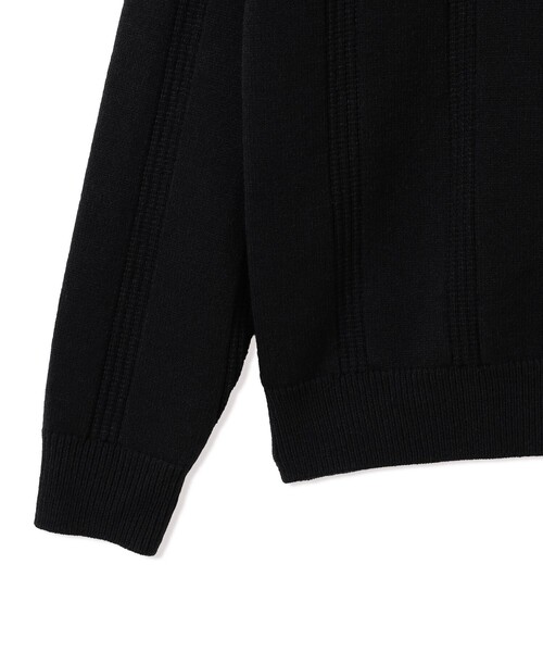 BEAMS HEART（ビームスハート）の「針抜き ヘンリーネック ニット（ニット/セーター・メンズ・ブラウン/ブラック・SMALL/MEDIUM/LARGE）」の5枚目の写真