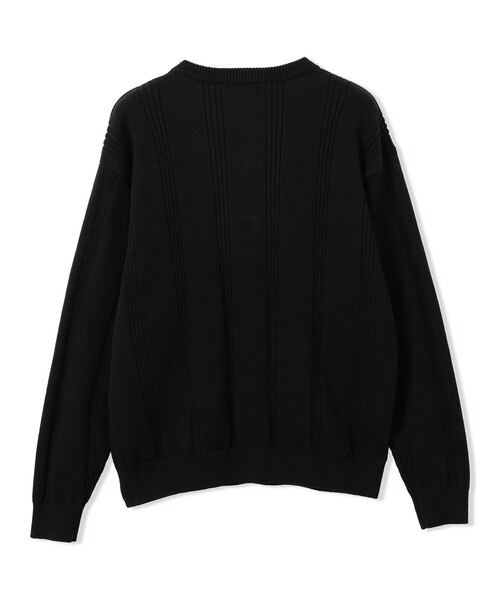 BEAMS HEART（ビームスハート）の「針抜き ヘンリーネック ニット（ニット/セーター・メンズ・ブラウン/ブラック・SMALL/MEDIUM/LARGE）」の7枚目の写真