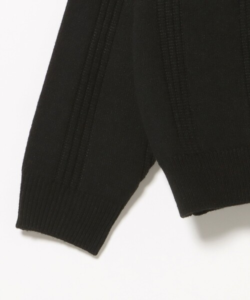 BEAMS HEART（ビームスハート）の「針抜き ヘンリーネック ニット（ニット/セーター・メンズ・ブラウン/ブラック・SMALL/MEDIUM/LARGE）」の15枚目の写真