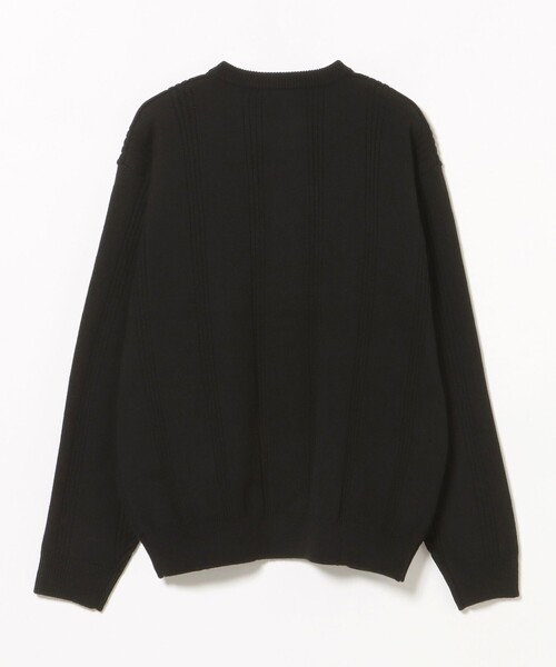 BEAMS HEART（ビームスハート）の「針抜き ヘンリーネック ニット（ニット/セーター・メンズ・ブラウン/ブラック・SMALL/MEDIUM/LARGE）」の16枚目の写真